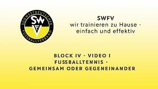 Fußballtennis - Gemeinsam oder gegeneinander - Block 4 Video 1