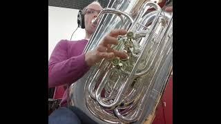 Epic Tuba PartRecording session-Black Out-Alexander Reuber& Musikkorps der Bundeswehr, ZO CC-Tuba