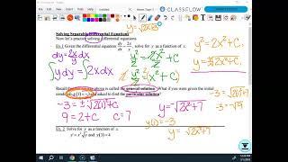 Seperable Differential Equations Day 2 2324