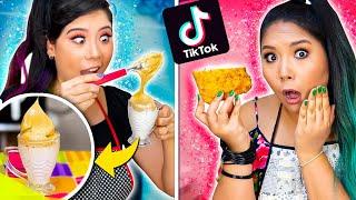 TESTANDO TRUQUES DE COMIDAS DO TIK TOK !! FOOD HACKS | Blog das irmãs