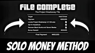 (MAKE MILLIONS) SOLO Money Method GTA Online | The Project Breakaway File Guide Also