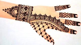 Easy and Beautiful Arabic Mehndi Design| Easy Simple Mehndi Design| Mehandi Design| Mehndi