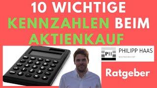 Die 10 wichtigsten Kennzahlen bei Aktien und Aktienkauf - einfach erklärt mit Formeln (2019)