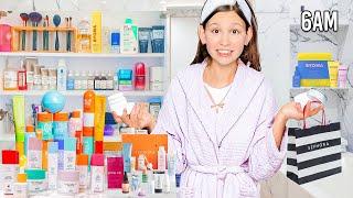 My DAUGHTER'S New MORNiNG Routine + SKiNCARE & MAKEUP routine