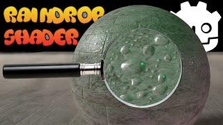 Raindrop Shader Effect in Godot 4.0