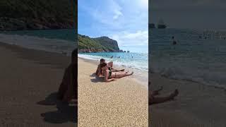 KLEOPATRA BEACH walk 4k | Alanya Antalya TURKEY 2024 | Brightest day ️ #shorts