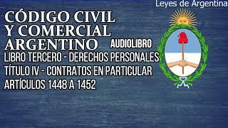 Artículos 1448 a 1452 - Código Civil y Comercial Argentino Audiolibro