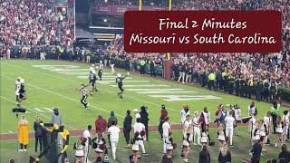 Final 2 Minutes | Missouri vs South Carolina | From My View | 11.16.2024