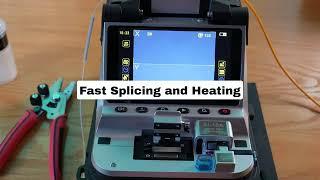 AI-10A Fusioin Splicer Fast 6s Splicing 15s Heating #fusionsplicer #QIIRUN