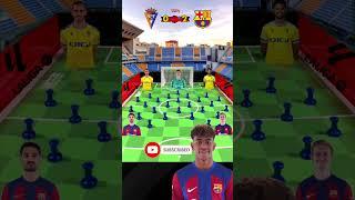 CADIZ vs BARCELONA | LA LIGA HIGHLIGHTS | MARBLE FOOTBALL |04/13/24| #espn #asmr