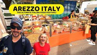 AREZZO | ITALY & The ULTIMATE Italian food festival  Tuscany is just AMAZING!