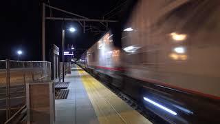 Amtrak P42s 110Mph Lead 67 through Mansfield Ma! 9/19/20