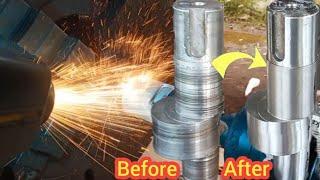 Crankshaft spray welding/metal spray