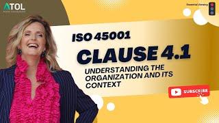 ISO 45001 Clause 4.1 | Auditor Training Online