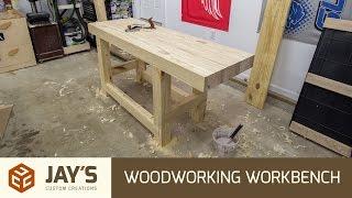 Build A Woodworking Workbench for $110 USD