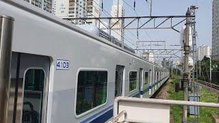 서울지하철 1호선 개봉역의 전동차/Seoul Line1 Gaebong stn.