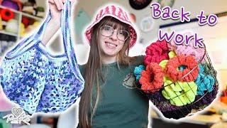 Making all your scrunchie orders | PassioKnit Vlog