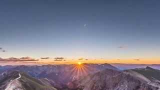 Handies Peak sunrise timelapse