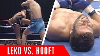 Brutal Spinning Back-Kick to the Body! Stefan Leko shuts down Henry Hooft