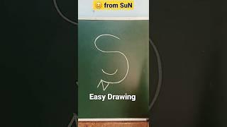 Easy sun  drawing from SUN  #shorts #sun #drawing #trending