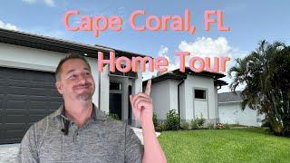 Gulf Access New Construction Homes For Sale In Cape Coral Florida. New Construction Home Tour