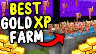 ULTIMATE GOLD XP FARM Minecraft Bedrock 1.21! (1000/H!)