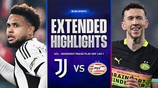 Juventus vs. PSV: Extended Highlights | UCL Knockout Phase Play-off Leg 1 | CBS Sports Golazo