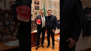 Priateľské stretnutie s podpredsedom vlády Matteom Salvini počas mojej oficiálnej návštevy Talianska