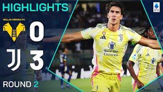 VERONA-JUVENTUS 0-3 | HIGHLIGHTS | Vlahovic shines in Juve’s win | Serie A 2024/25