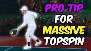 How to Hit Topspin Drive in Pickleball with Ben Johns