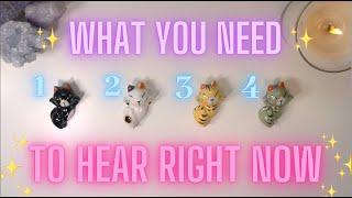 WHAT YOU NEED TO HEAR RIGHT NOW Timeless Tarot Reading 