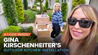 Watch Our Team Assemble Gina Kirschenheiter’s GORGEOUS RTA Outdoor Kitchen