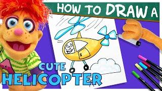 How To Draw A Cute Helicopter with Artie