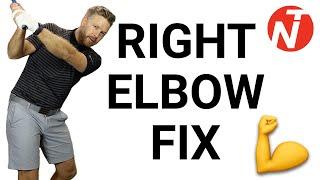 RIGHT ELBOW FIX | GOLF TIPS | LESSON 219