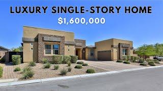 [Las Vegas Real Estate] Luxury Single-Story Home Tour! $1,600,000