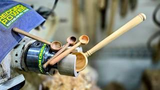 How to Turn a Wooden Spoon on a Lathe – Woodworking Tutorial