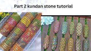 Part 2 | Kundan jewellery making complete guide for beginners | Kundan stone jewellery