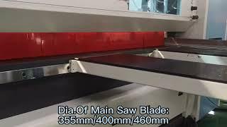 Electronic Wood Chipboard Melamine Cutting CNC Panel Saw Machine