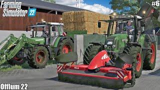 Offlum 22!  MOWING GRASS, BALING HAY and COLLECTING STRAW BAELS│Offlum 22│FS22│6