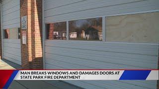 Vandalism targets State Park Volunteer fire station in Collinsville