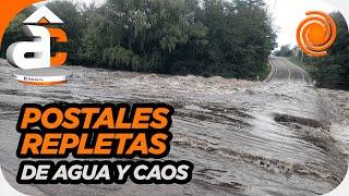 INUNDACIONES Y DESTROZOS en Anisacate tras la tormenta