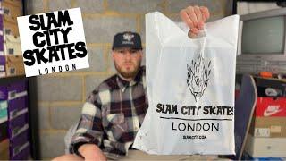 Picking up a pair of 2013 Slam city SB Dunks! (He had them since the release )