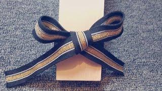 How to tie a girl's belt with a bow, this method is very beautiful, and you can learn it easily