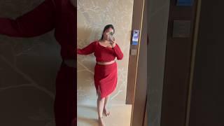 Trying an all glamorous Outfit ️ | Keerthi Shrathah #shorts