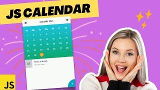 Building a calendar w/ JavaScript on iCodeThis