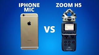 iPhone vs Zoom H5... Which Mic Sounds Better?  