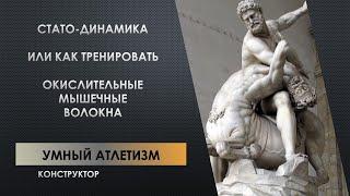 СТАТО-ДИНАМИКА - ПРИМЕР ПРОКАЧКИ ОКИСЛИТЕЛЬНОГО МЫШЕЧНОГО ВОЛОКНА - ГРУДЬ. ТРИЦЕПС. ДЕЛЬТЫ