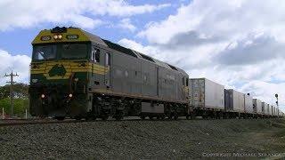 7904V Mildura To Melbourne Container Train - PoathTV Australian Railways