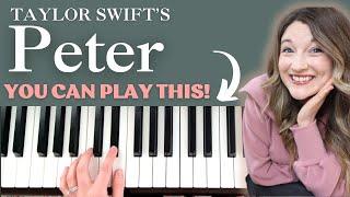 EASY PIANO TUTORIAL for Taylor Swift's "Peter" from The Tortured Poets Department