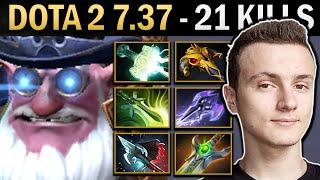 Sniper Gameplay Miracle with 21 Kills and Paladin - Dota 2 7.37